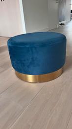 2 Kare Design Poefs - Blauw & Roze, Huis en Inrichting, Banken | Voetenbanken en Poefen, Ophalen, Minder dan 50 cm, Rond, Zo goed als nieuw