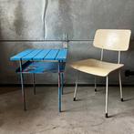 industrieel design jaren 50 60 tafel Wim Rietveld, 45 tot 60 cm, Minder dan 55 cm, Gebruikt, Metaal of Aluminium