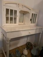 Antieke Tafel met Opzetstuk, Huis en Inrichting, Ophalen, Gebruikt, 100 tot 150 cm, Met lade(s)