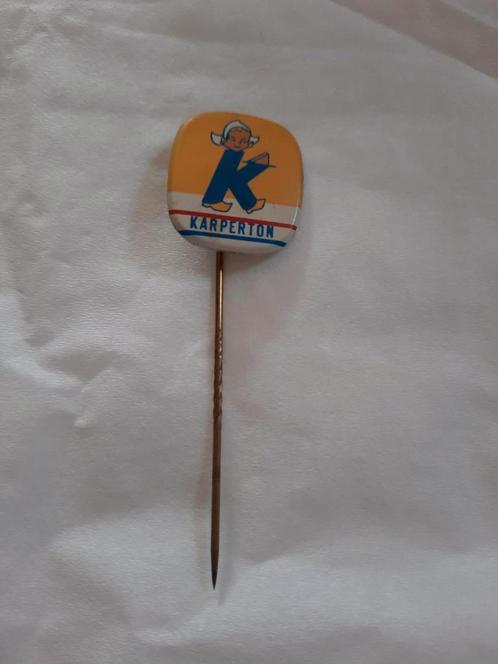 Karperton Kaas Alkmaar Speldje Speld, Verzamelen, Speldjes, Pins en Buttons, Zo goed als nieuw, Speldje of Pin, Merk, Ophalen of Verzenden
