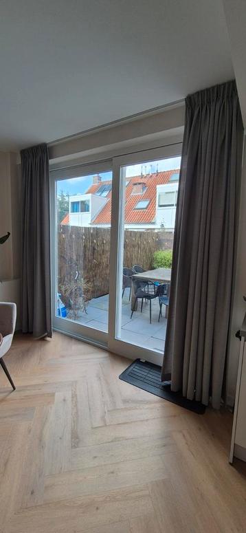 Grijze gordijnen dubbele plooi 325 cm beschikbaar voor biedingen