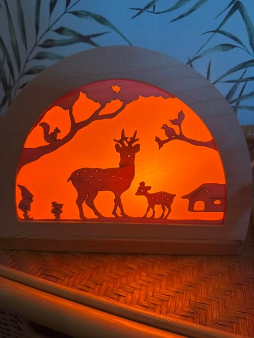 Silhouet lamp Atelier de Noest, Kinderen en Baby's, Kinderkamer | Inrichting en Decoratie, Zo goed als nieuw, Lamp, Ophalen of Verzenden