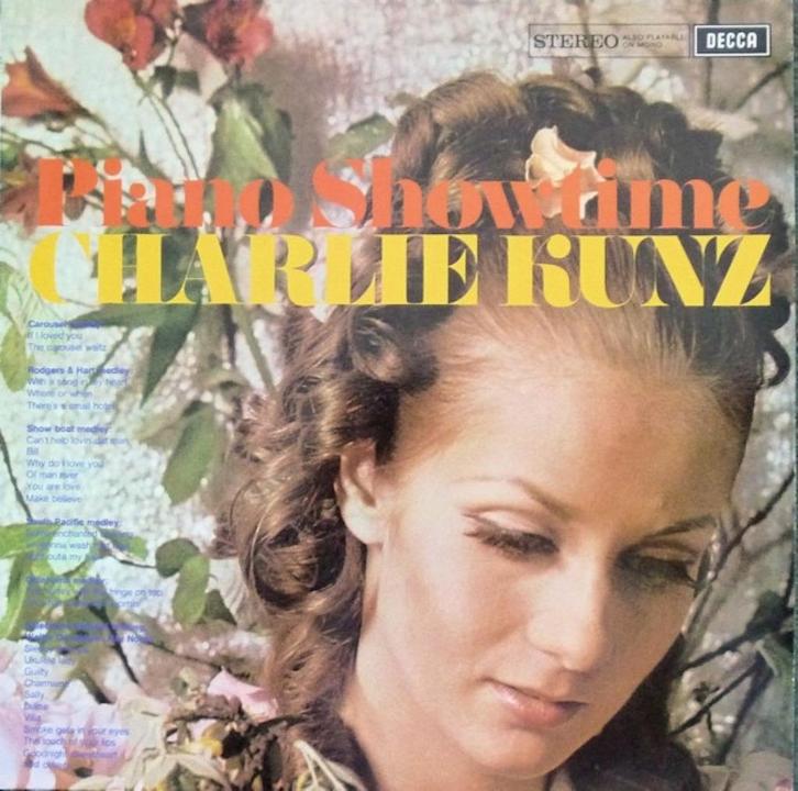 LP Charlie Kunz – Piano Showtime (Easy Listening), Cd's en Dvd's, Vinyl | Overige Vinyl, Gebruikt, 12 inch, Ophalen of Verzenden