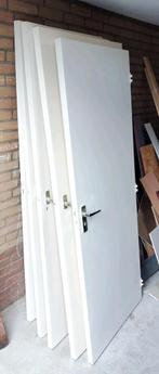 5 binnendeuren, Doe-het-zelf en Verbouw, Deuren en Horren, Ophalen, Gebruikt, 80 tot 100 cm, Binnendeur
