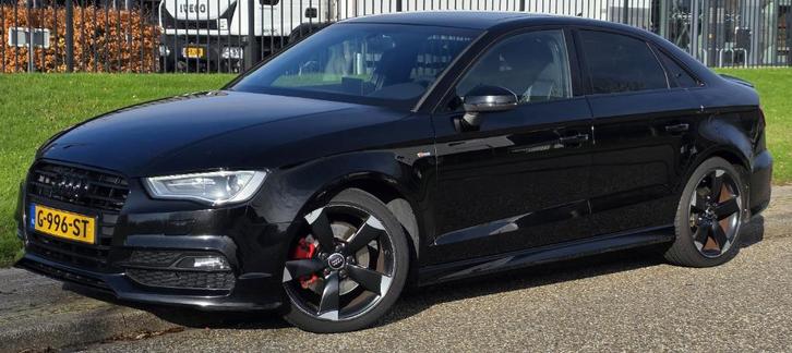 Audi A3 1.8TFSI 132KW Sedan S-tronic 2014 Zwart, Auto's, Audi, Particulier, A3, ABS, Adaptieve lichten, Airbags, Airconditioning