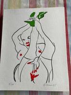 Litho, Antiek en Kunst, Kunst | Schilderijen | Modern, Ophalen of Verzenden