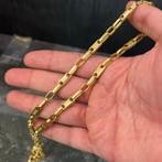 14k gouden ketting monte carlo versace schakel, Sieraden, Tassen en Uiterlijk, Kettingen, Ophalen of Verzenden, Nieuw, Goud