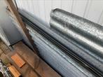 Zinken dakplaten maat 275x85 cm., Ophalen, Gebruikt, Metaal, Dakplaat of Dakpanplaat