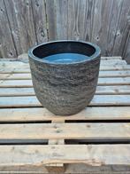 HS Bloempot Lissabon D32 H31 - Zo goed als nieuw!, Rond, Tuin, Zo goed als nieuw, Minder dan 40 cm
