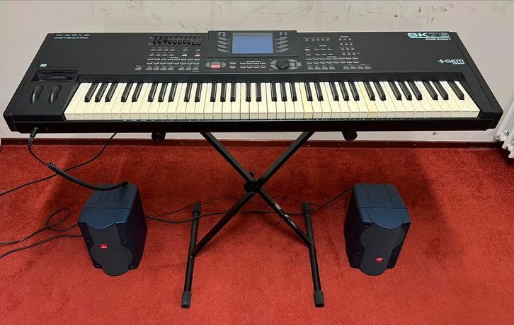 Generalmusic GEM SK76 + Generalmusic GEM SPL/A, Muziek en Instrumenten, Keyboards, Gebruikt, 76 toetsen, Gem, Aanslaggevoelig