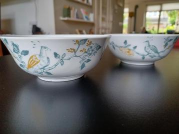 2 VIVO design schaaltjes (AH actie 2018) Villeroy en Boch beschikbaar voor biedingen