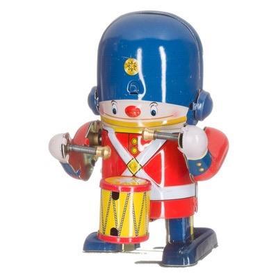 Blikken speelgoed – Huzaar Kleine Soldaat Taptoe Trommel, Antiek en Kunst, Antiek | Speelgoed, Ophalen of Verzenden