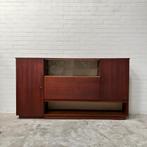 Retro vintage design 60s wandkast dressoir meubel kast, Huis en Inrichting, Kasten | Wandmeubels, Ophalen, Gebruikt, Minder dan 150 cm