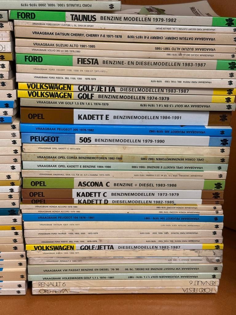 Partij van 70 Vraagbaken Auto - Diverse Modellen, Ophalen of Verzenden, Gelezen, Algemeen