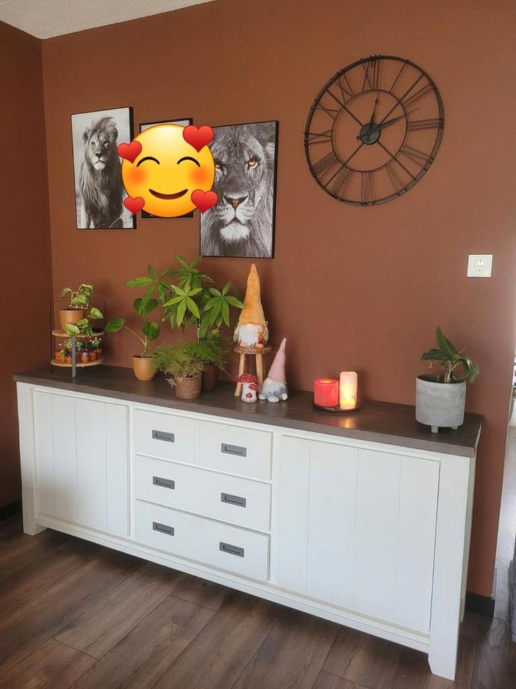 Dressoir Henders en Hazel, Huis en Inrichting, Kasten | Dressoirs, Gebruikt, 200 cm of meer, 25 tot 50 cm, Met lade(s), Met deur(en)