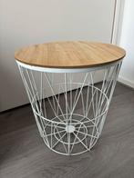 Bijzettafel / Draadmand met deksel, Huis en Inrichting, Ophalen, Minder dan 45 cm, Minder dan 55 cm, Metaal of Aluminium