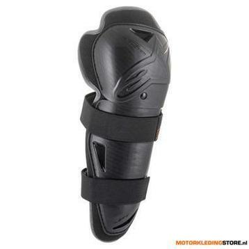 Alpinestars Bionic Action Knee Protector, Zwart-Rood beschikbaar voor biedingen