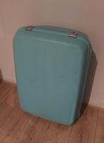 Lichtblauwe koffer, Sieraden, Tassen en Uiterlijk, Koffers, Gebruikt, 50 tot 60 cm, Hard kunststof, Minder dan 35 cm