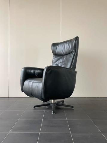 Luxe XL zwarte leren prominet sorisso relax stoel beschikbaar voor biedingen