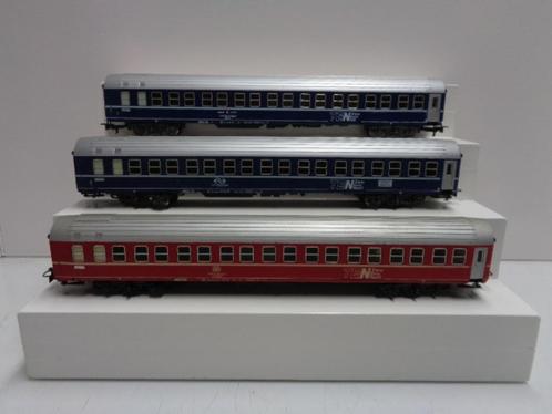 Marklin TEN-rijtuigen 4150 + 4151 + 4182. (H0), Hobby en Vrije tijd, Modeltreinen | H0, Gebruikt, Wagon, Wisselstroom, Märklin
