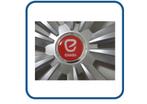 Elddis doming naafstickers caravan en camper 3D, Epoxy, Verzenden, Nieuw, Overige typen