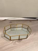 Gouden Dienblad met Spiegelbodem, Huis en Inrichting, Woonaccessoires | Dienbladen, Ophalen of Verzenden, Zo goed als nieuw, Overige vormen