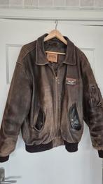 Leren pilotenjas van Redskins maat XXL, Kleding | Heren, Jassen | Winter, Ophalen of Verzenden, Maat 56/58 (XL), Bruin