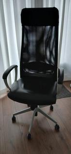 IKEA Markus bureaustoel (zwart, leder), Ophalen, Gebruikt, Zwart, Bureaustoel