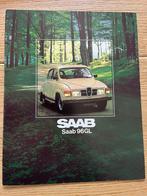 Saab 96GL autofolder 1979 brochure, Boeken, Auto's | Folders en Tijdschriften, Overige merken, Ophalen of Verzenden, Zo goed als nieuw