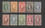 Nederland 1913, NVPH 90 t/m 99, Gestempeld., Verzenden, T/m 1940, Gestempeld