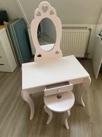 Meisjes kaptafel lichtroze, Huis en Inrichting, Tafels | Kaptafels, Ophalen, 50 tot 100 cm, Zo goed als nieuw, Minder dan 100 cm