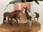 Schleich paarden uit de huifkar set, Ophalen, Zo goed als nieuw, Paard, Beeldje of Figuurtje