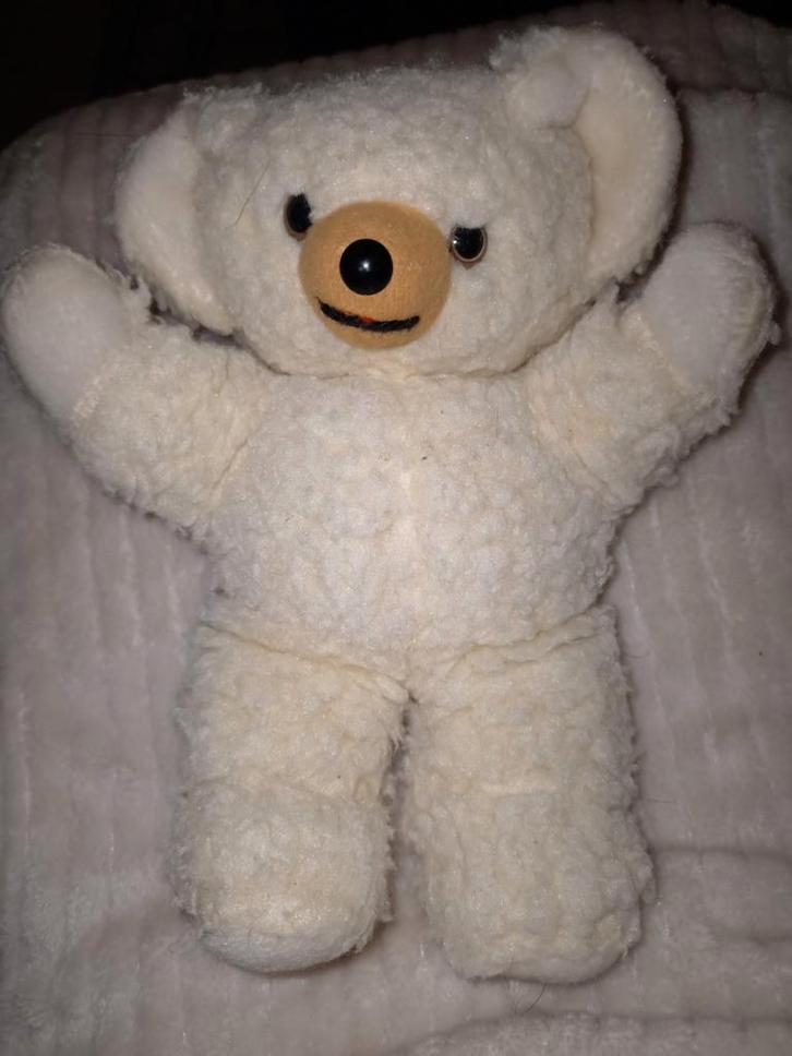 Vintage beertje. Hermann teddy, 20 cm., Kinderen en Baby's, Speelgoed | Knuffels en Pluche, Zo goed als nieuw, Beer, Ophalen of Verzenden