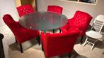 5 eetkamerstoelen, ., Zo goed als nieuw, ., Stof