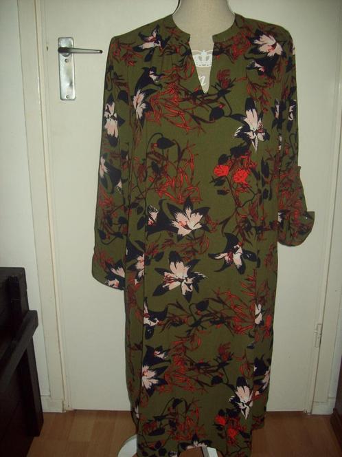 NIEUW! Prachtig groene boho bloem jurk van Akoz maat L 42 44, Kleding | Dames, Jurken, Nieuw, Maat 42/44 (L), Groen, Verzenden
