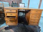 Brocante Dubbel Bureau - Authentiek & Stijlvol!, Huis en Inrichting, Bureaus, Ophalen, Gebruikt, Bureau