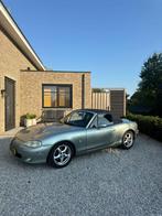 Mazda MX-5 2003 Grijs, Auto's, Mazda, Achterwielaandrijving, Cabriolet, Handgeschakeld, Dealer onderhouden