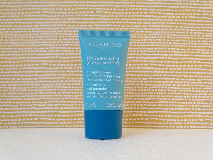 Clarins Hydra-Essentiel Cream-Mask 15ml, Sieraden, Tassen en Uiterlijk, Uiterlijk | Gezichtsverzorging, Nieuw, Verzorging, Gehele gezicht
