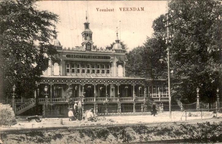 Veenlust- Veendam, Verzamelen, Ansichtkaarten | Nederland, Gelopen, Groningen, Voor 1920, Ophalen of Verzenden