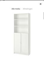 IKEA Billy boekenkast / opbergkast met OXBERG deuren, Huis en Inrichting, Kasten | Overige, Ophalen, Gebruikt