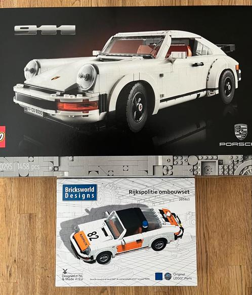 Lego 10295 Porsche + bricksworld rijkspolitie ombouwset, Kinderen en Baby's, Speelgoed | Duplo en Lego, Nieuw, Lego, Complete set