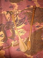 Houten lepels met dierfiguren, Huis en Inrichting, Ophalen of Verzenden, Gebruikt