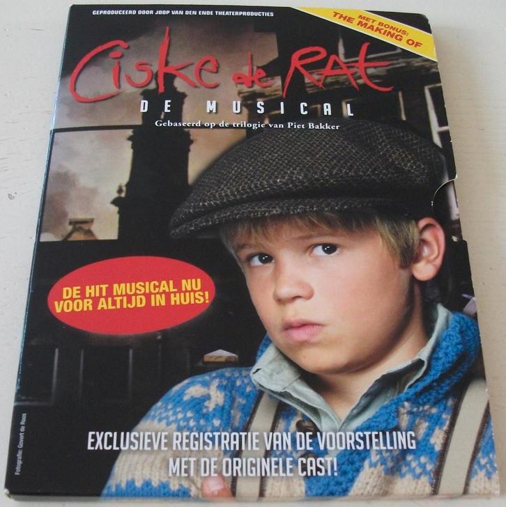 Dvd *** CISKE DE RAT *** Musical, Cd's en Dvd's, Dvd's | Kinderen en Jeugd, Zo goed als nieuw, Tv non-fictie, Overige genres, Alle leeftijden