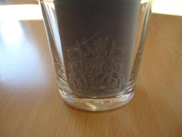 Ballantine's whisky glas, ovaal onder, rond boven beschikbaar voor biedingen
