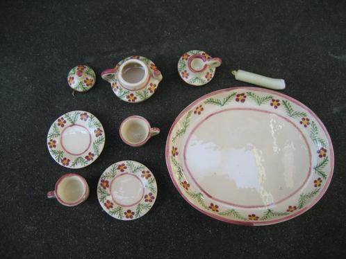 miniatuur poppenhuis servies, porselein, Verzamelen, Poppenhuizen en Toebehoren, Zo goed als nieuw, Gebruiksvoorwerp, Verzenden