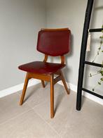 4 eetkamerstoelen (Vintage/Scandinavisch/jaren60), Ophalen, Gebruikt, Hout, Vier