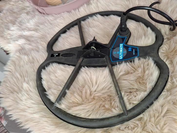 Zoekschijf 13" Detech XP Gmaxx2/Adventis2, Hobby en Vrije tijd, Metaaldetectors, Gebruikt, Meer dan 30 cm, Discriminatie metaaldetectie