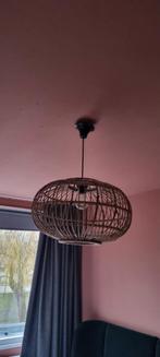 Mooie rotan hanglamp, Ophalen, Bohemian, Zo goed als nieuw, Minder dan 50 cm