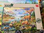 Jumbo Puzzel - Deer Family - 3000 stukjes, Ophalen, Meer dan 1500 stukjes, Zo goed als nieuw, Legpuzzel