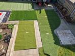Diversen grote kunstgras tapijten laag hoog gekleurd gras., Ophalen of Verzenden, Nieuw, Rechthoekig, 200 cm of meer